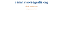 Tablet Screenshot of canali.risorsegratis.org
